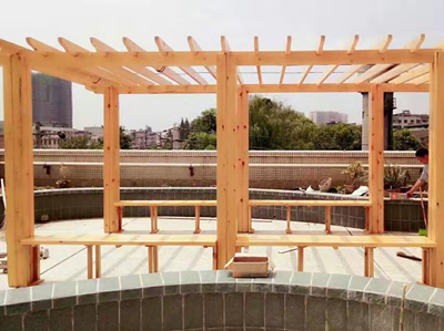 綿陽(yáng)防腐木花架